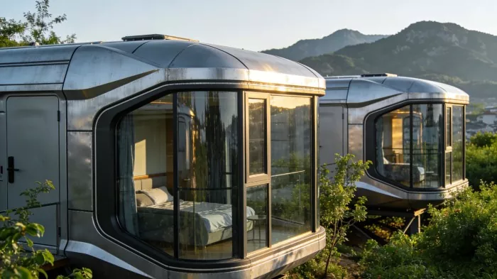 Эмне үчүн Prefabricated Space Capsule Home ачык лагерлер үчүн мыкты тандоо болуп саналат?
