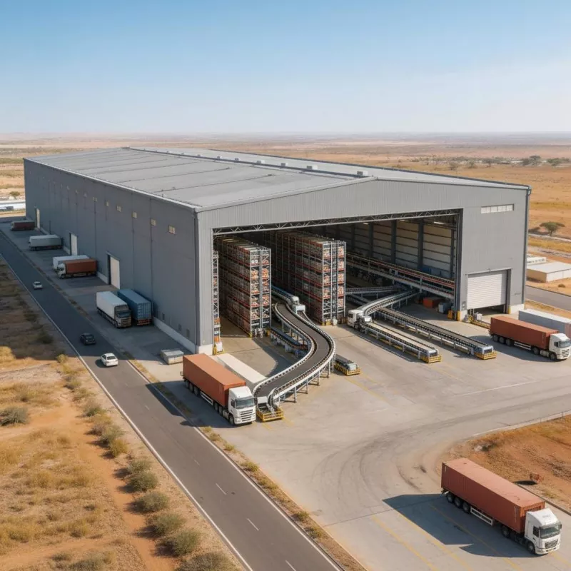 E-Commerce бөлүштүрүү борборлору үчүн Prefab модулдук болот каркас логистикалык кампа куруунун негизги артыкчылыктары кандай?
