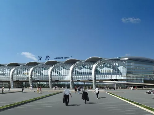 Steel Frame менен аэропорттун терминалы