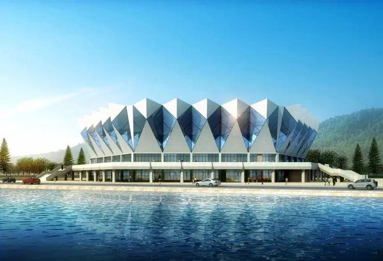 Долбоорланган Shape Steel Construction Stadion