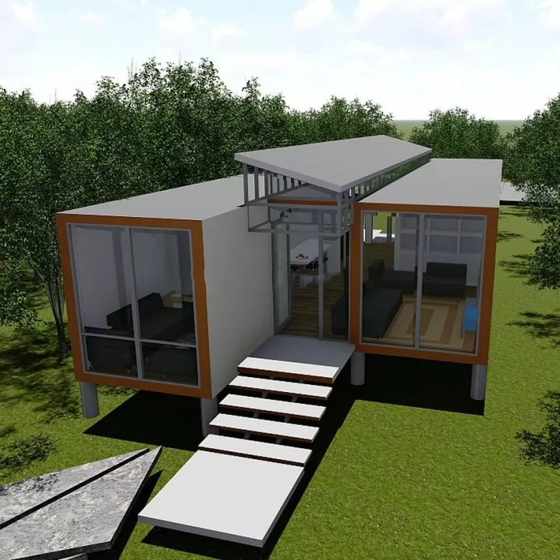 Бүктөлүү Prefabricated Steel структурасы Home