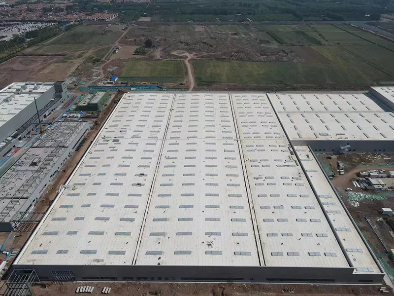 Prefab болоттон жасалган металл склад имараттары