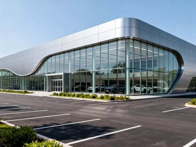 Префабрикалык металл структура Car Hall