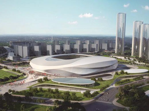 Steel Struktur Speed ​​Skating Oval